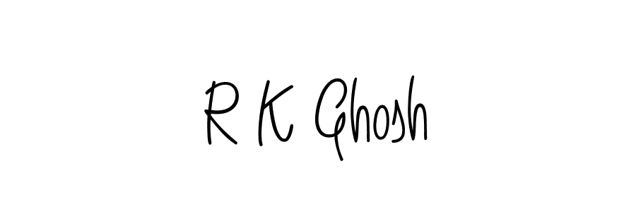 R K Ghosh stylish signature style. Best Handwritten Sign (Angelique-Rose-font-FFP) for my name. Handwritten Signature Collection Ideas for my name R K Ghosh. R K Ghosh signature style 5 images and pictures png