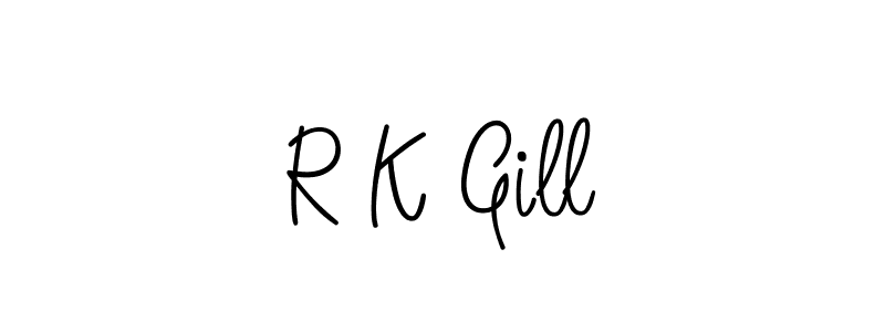 Similarly Angelique-Rose-font-FFP is the best handwritten signature design. Signature creator online .You can use it as an online autograph creator for name R K Gill. R K Gill signature style 5 images and pictures png