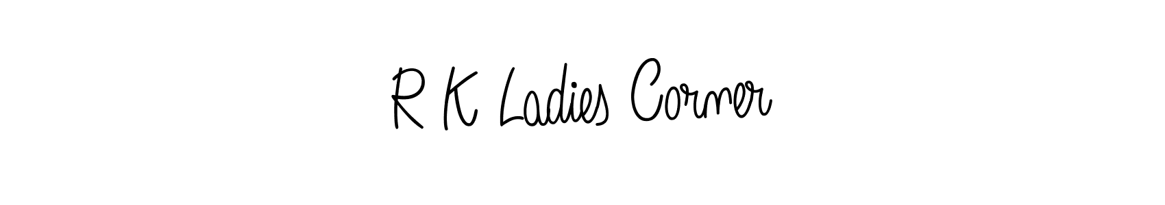 Similarly Angelique-Rose-font-FFP is the best handwritten signature design. Signature creator online .You can use it as an online autograph creator for name R K Ladies Corner. R K Ladies Corner signature style 5 images and pictures png