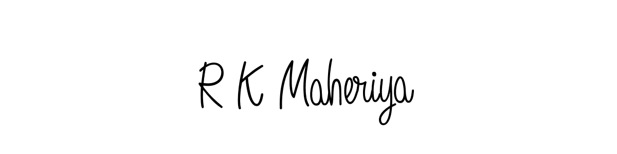 It looks lik you need a new signature style for name R K Maheriya. Design unique handwritten (Angelique-Rose-font-FFP) signature with our free signature maker in just a few clicks. R K Maheriya signature style 5 images and pictures png
