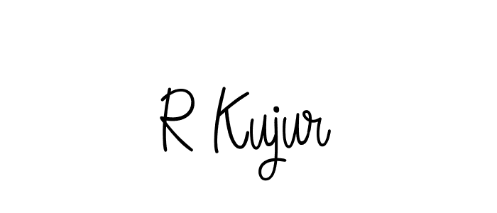 Once you've used our free online signature maker to create your best signature Angelique-Rose-font-FFP style, it's time to enjoy all of the benefits that R Kujur name signing documents. R Kujur signature style 5 images and pictures png