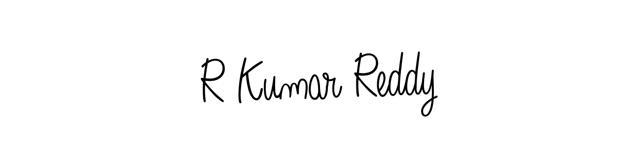 How to Draw R Kumar Reddy signature style? Angelique-Rose-font-FFP is a latest design signature styles for name R Kumar Reddy. R Kumar Reddy signature style 5 images and pictures png