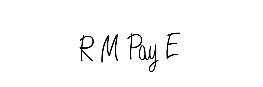 Create a beautiful signature design for name R M Pay E. With this signature (Angelique-Rose-font-FFP) fonts, you can make a handwritten signature for free. R M Pay E signature style 5 images and pictures png