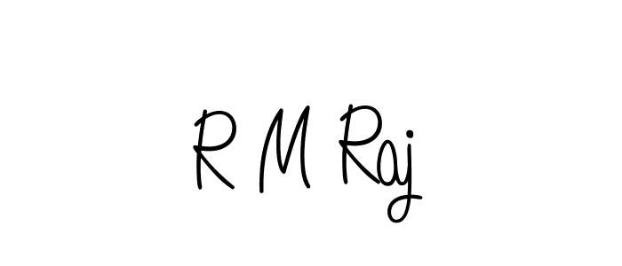 Here are the top 10 professional signature styles for the name R M Raj. These are the best autograph styles you can use for your name. R M Raj signature style 5 images and pictures png