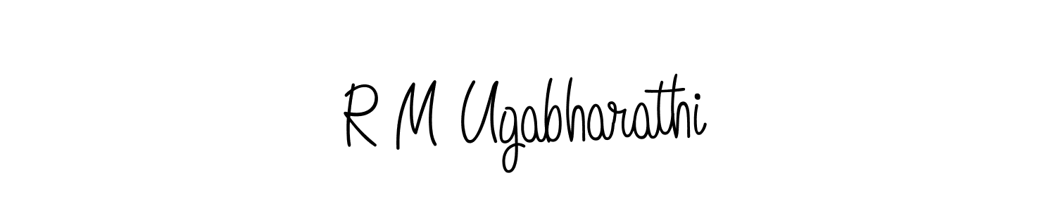 Once you've used our free online signature maker to create your best signature Angelique-Rose-font-FFP style, it's time to enjoy all of the benefits that R M Ugabharathi name signing documents. R M Ugabharathi signature style 5 images and pictures png