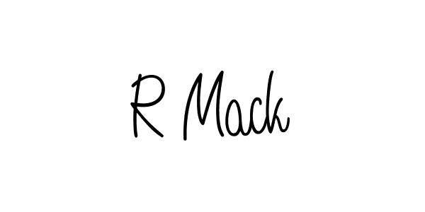 Use a signature maker to create a handwritten signature online. With this signature software, you can design (Angelique-Rose-font-FFP) your own signature for name R Mack. R Mack signature style 5 images and pictures png