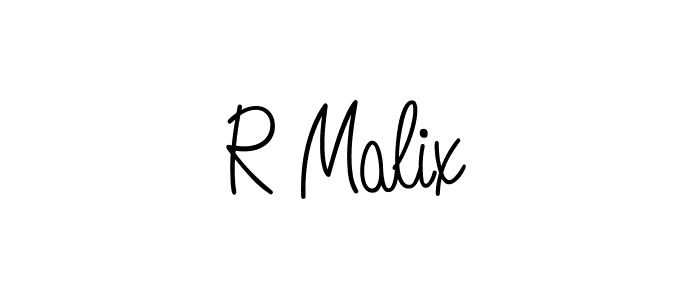 if you are searching for the best signature style for your name R Malix. so please give up your signature search. here we have designed multiple signature styles  using Angelique-Rose-font-FFP. R Malix signature style 5 images and pictures png