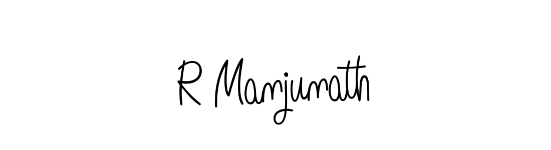 Make a beautiful signature design for name R Manjunath. Use this online signature maker to create a handwritten signature for free. R Manjunath signature style 5 images and pictures png