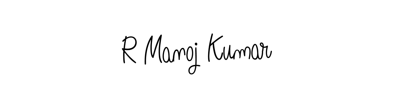 How to make R Manoj Kumar signature? Angelique-Rose-font-FFP is a professional autograph style. Create handwritten signature for R Manoj Kumar name. R Manoj Kumar signature style 5 images and pictures png