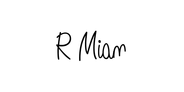 How to Draw R Mian signature style? Angelique-Rose-font-FFP is a latest design signature styles for name R Mian. R Mian signature style 5 images and pictures png