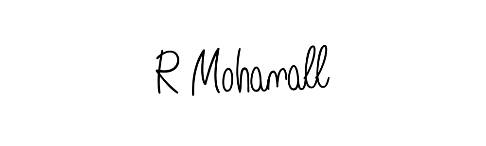How to make R Mohanall signature? Angelique-Rose-font-FFP is a professional autograph style. Create handwritten signature for R Mohanall name. R Mohanall signature style 5 images and pictures png