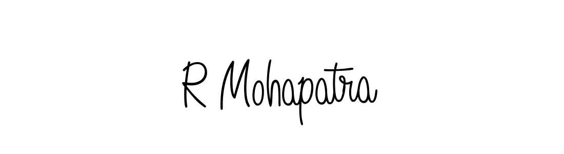 Design your own signature with our free online signature maker. With this signature software, you can create a handwritten (Angelique-Rose-font-FFP) signature for name R Mohapatra. R Mohapatra signature style 5 images and pictures png