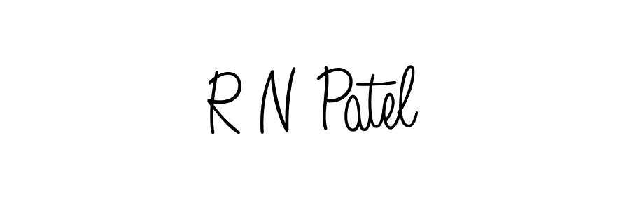 R N Patel stylish signature style. Best Handwritten Sign (Angelique-Rose-font-FFP) for my name. Handwritten Signature Collection Ideas for my name R N Patel. R N Patel signature style 5 images and pictures png