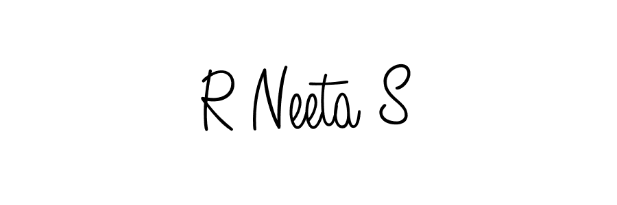 Here are the top 10 professional signature styles for the name R Neeta S. These are the best autograph styles you can use for your name. R Neeta S signature style 5 images and pictures png