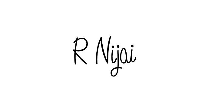 This is the best signature style for the R Nijai name. Also you like these signature font (Angelique-Rose-font-FFP). Mix name signature. R Nijai signature style 5 images and pictures png