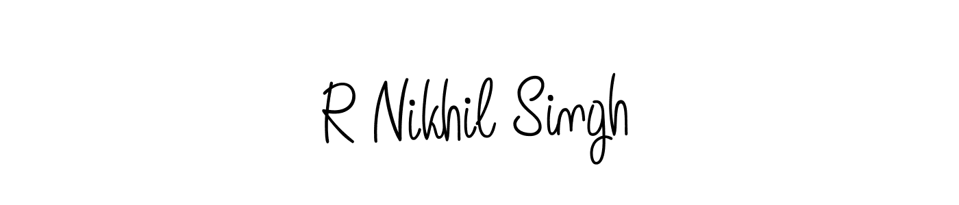 Once you've used our free online signature maker to create your best signature Angelique-Rose-font-FFP style, it's time to enjoy all of the benefits that R Nikhil Singh name signing documents. R Nikhil Singh signature style 5 images and pictures png