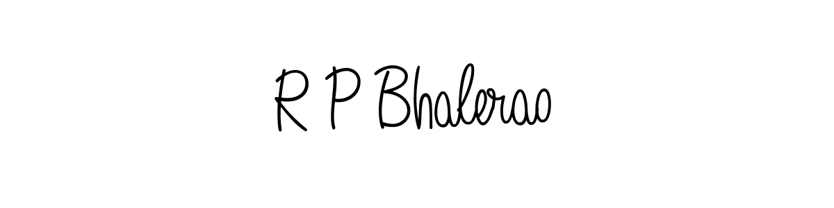 How to make R P Bhalerao name signature. Use Angelique-Rose-font-FFP style for creating short signs online. This is the latest handwritten sign. R P Bhalerao signature style 5 images and pictures png