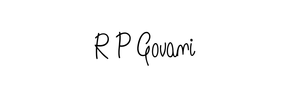 Best and Professional Signature Style for R P Govani. Angelique-Rose-font-FFP Best Signature Style Collection. R P Govani signature style 5 images and pictures png