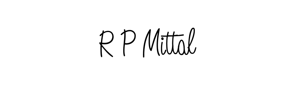 Design your own signature with our free online signature maker. With this signature software, you can create a handwritten (Angelique-Rose-font-FFP) signature for name R P Mittal. R P Mittal signature style 5 images and pictures png