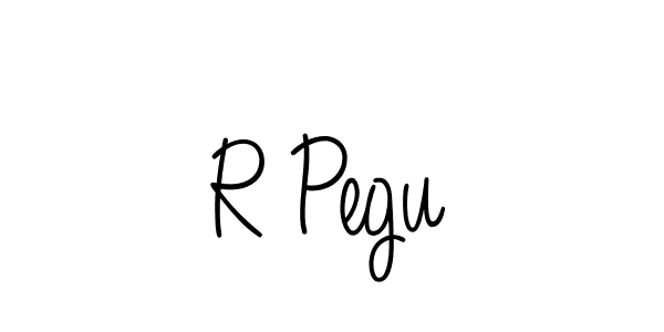 Angelique-Rose-font-FFP is a professional signature style that is perfect for those who want to add a touch of class to their signature. It is also a great choice for those who want to make their signature more unique. Get R Pegu name to fancy signature for free. R Pegu signature style 5 images and pictures png