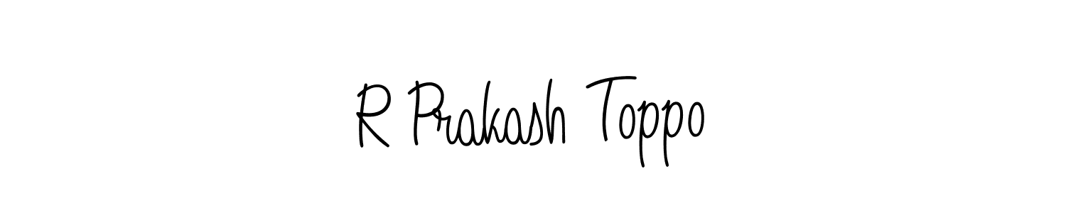 Here are the top 10 professional signature styles for the name R Prakash Toppo. These are the best autograph styles you can use for your name. R Prakash Toppo signature style 5 images and pictures png