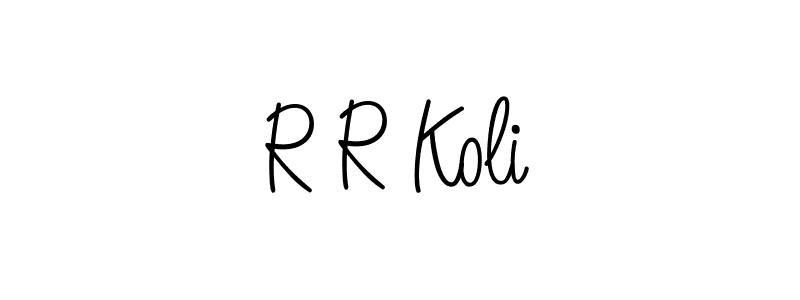 Angelique-Rose-font-FFP is a professional signature style that is perfect for those who want to add a touch of class to their signature. It is also a great choice for those who want to make their signature more unique. Get R R Koli name to fancy signature for free. R R Koli signature style 5 images and pictures png