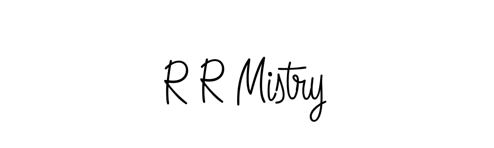 The best way (Angelique-Rose-font-FFP) to make a short signature is to pick only two or three words in your name. The name R R Mistry include a total of six letters. For converting this name. R R Mistry signature style 5 images and pictures png