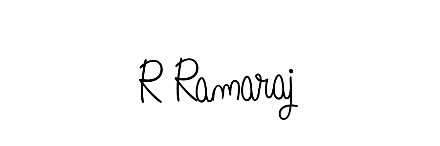 How to Draw R Ramaraj signature style? Angelique-Rose-font-FFP is a latest design signature styles for name R Ramaraj. R Ramaraj signature style 5 images and pictures png