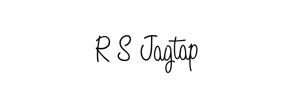 Make a beautiful signature design for name R S Jagtap. With this signature (Angelique-Rose-font-FFP) style, you can create a handwritten signature for free. R S Jagtap signature style 5 images and pictures png