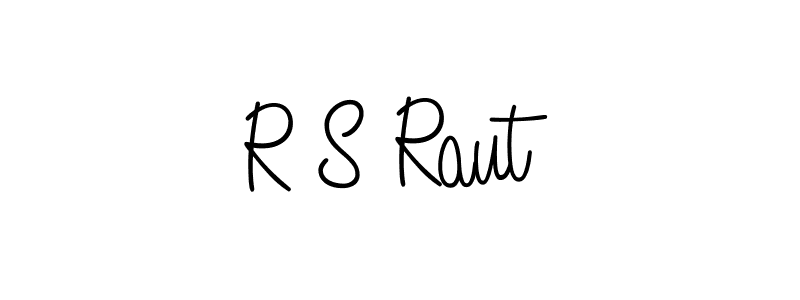 You should practise on your own different ways (Angelique-Rose-font-FFP) to write your name (R S Raut) in signature. don't let someone else do it for you. R S Raut signature style 5 images and pictures png