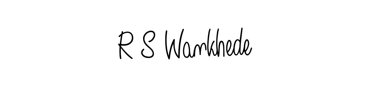 Check out images of Autograph of R S Wankhede name. Actor R S Wankhede Signature Style. Angelique-Rose-font-FFP is a professional sign style online. R S Wankhede signature style 5 images and pictures png