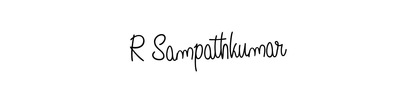 How to Draw R Sampathkumar signature style? Angelique-Rose-font-FFP is a latest design signature styles for name R Sampathkumar. R Sampathkumar signature style 5 images and pictures png