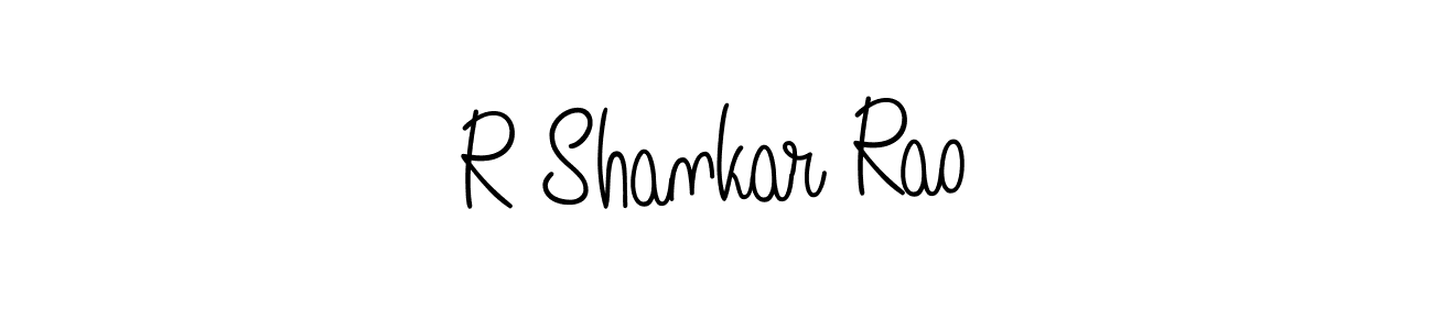 How to make R Shankar Rao name signature. Use Angelique-Rose-font-FFP style for creating short signs online. This is the latest handwritten sign. R Shankar Rao signature style 5 images and pictures png