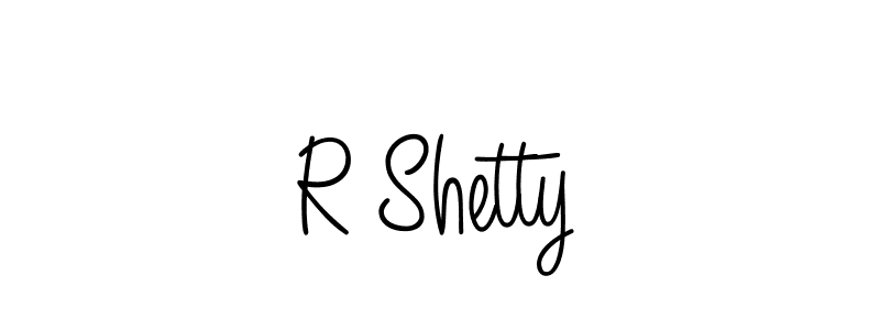 Also we have R Shetty name is the best signature style. Create professional handwritten signature collection using Angelique-Rose-font-FFP autograph style. R Shetty signature style 5 images and pictures png