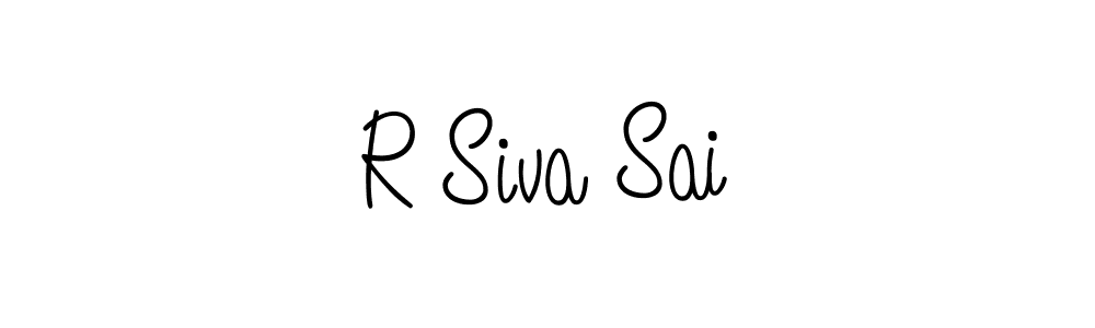 The best way (Angelique-Rose-font-FFP) to make a short signature is to pick only two or three words in your name. The name R Siva Sai include a total of six letters. For converting this name. R Siva Sai signature style 5 images and pictures png