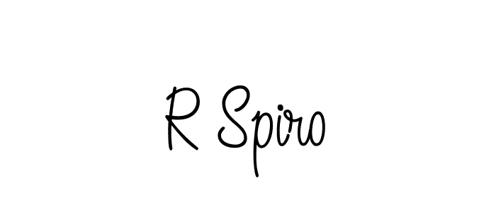 Make a beautiful signature design for name R Spiro. Use this online signature maker to create a handwritten signature for free. R Spiro signature style 5 images and pictures png