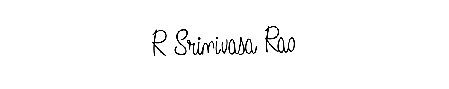 Create a beautiful signature design for name R Srinivasa Rao. With this signature (Angelique-Rose-font-FFP) fonts, you can make a handwritten signature for free. R Srinivasa Rao signature style 5 images and pictures png