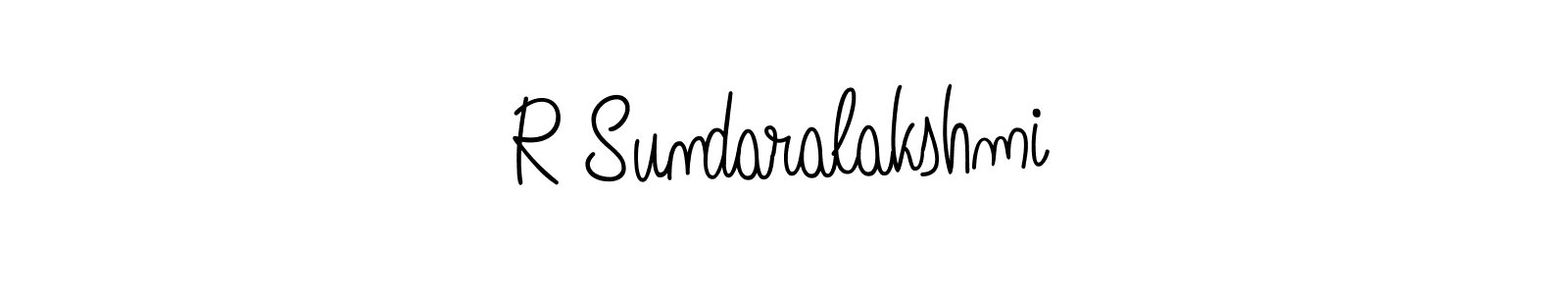 Design your own signature with our free online signature maker. With this signature software, you can create a handwritten (Angelique-Rose-font-FFP) signature for name R Sundaralakshmi. R Sundaralakshmi signature style 5 images and pictures png