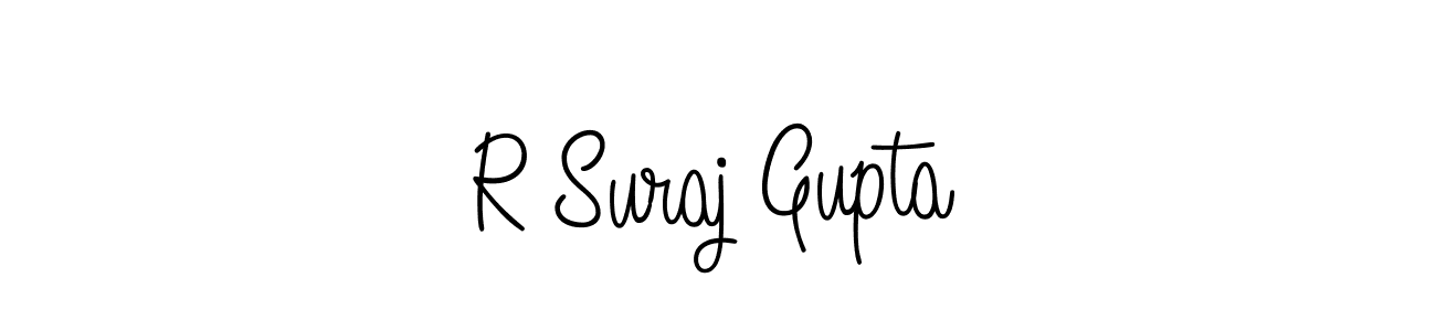 Make a short R Suraj Gupta signature style. Manage your documents anywhere anytime using Angelique-Rose-font-FFP. Create and add eSignatures, submit forms, share and send files easily. R Suraj Gupta signature style 5 images and pictures png