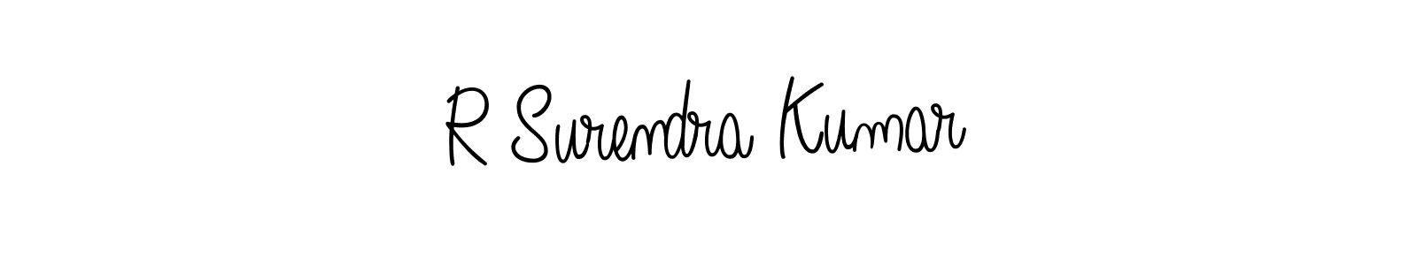 How to Draw R Surendra Kumar signature style? Angelique-Rose-font-FFP is a latest design signature styles for name R Surendra Kumar. R Surendra Kumar signature style 5 images and pictures png