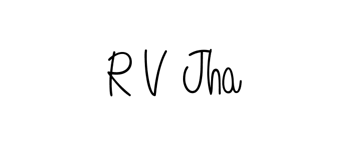 This is the best signature style for the R V Jha name. Also you like these signature font (Angelique-Rose-font-FFP). Mix name signature. R V Jha signature style 5 images and pictures png