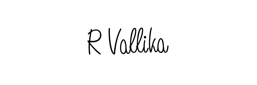 Here are the top 10 professional signature styles for the name R Vallika. These are the best autograph styles you can use for your name. R Vallika signature style 5 images and pictures png