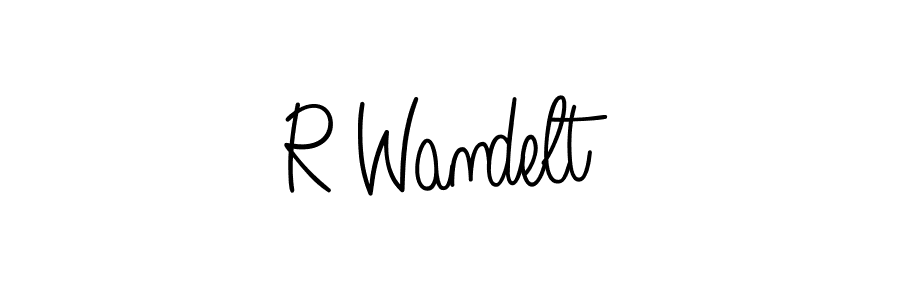 The best way (Angelique-Rose-font-FFP) to make a short signature is to pick only two or three words in your name. The name R Wandelt include a total of six letters. For converting this name. R Wandelt signature style 5 images and pictures png