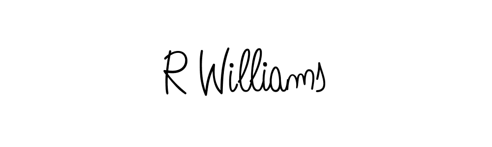 This is the best signature style for the R Williams name. Also you like these signature font (Angelique-Rose-font-FFP). Mix name signature. R Williams signature style 5 images and pictures png