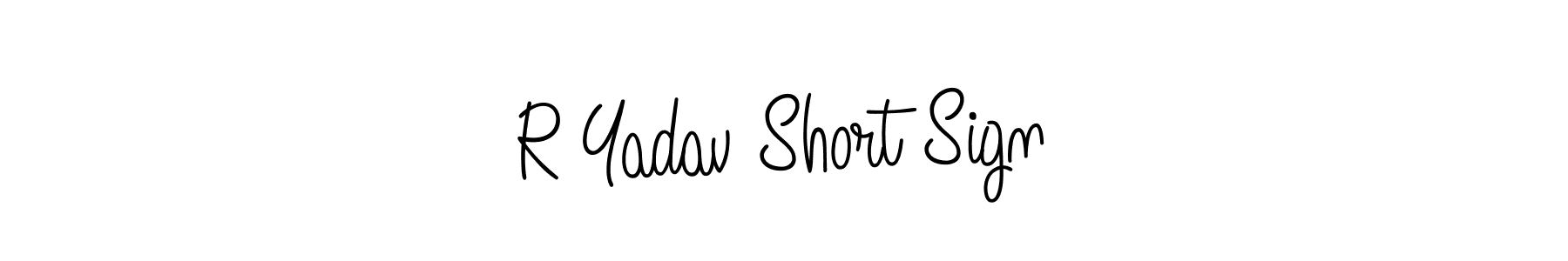 Make a beautiful signature design for name R Yadav Short Sign. Use this online signature maker to create a handwritten signature for free. R Yadav Short Sign signature style 5 images and pictures png
