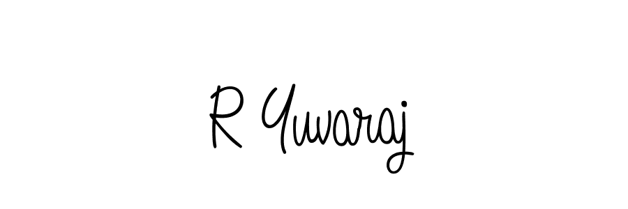 You can use this online signature creator to create a handwritten signature for the name R Yuvaraj. This is the best online autograph maker. R Yuvaraj signature style 5 images and pictures png