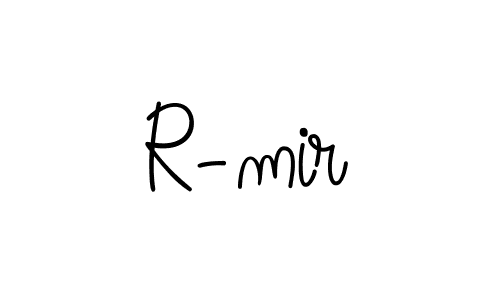 Also we have R-mir name is the best signature style. Create professional handwritten signature collection using Angelique-Rose-font-FFP autograph style. R-mir signature style 5 images and pictures png