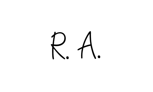 This is the best signature style for the R. A. name. Also you like these signature font (Angelique-Rose-font-FFP). Mix name signature. R. A. signature style 5 images and pictures png