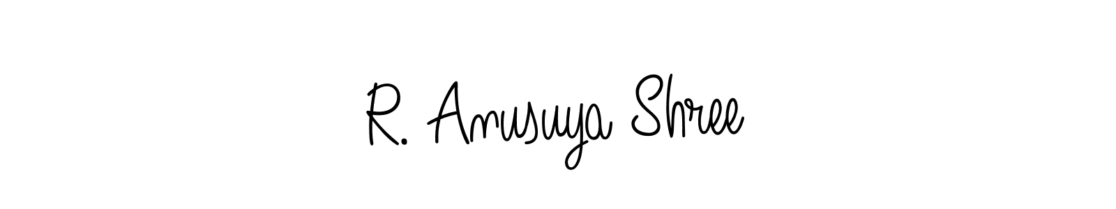 Best and Professional Signature Style for R. Anusuya Shree. Angelique-Rose-font-FFP Best Signature Style Collection. R. Anusuya Shree signature style 5 images and pictures png