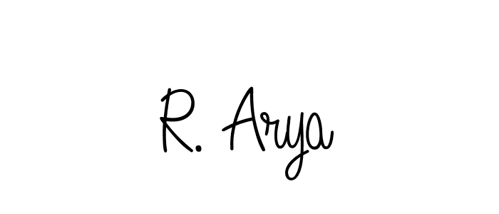 Similarly Angelique-Rose-font-FFP is the best handwritten signature design. Signature creator online .You can use it as an online autograph creator for name R. Arya. R. Arya signature style 5 images and pictures png